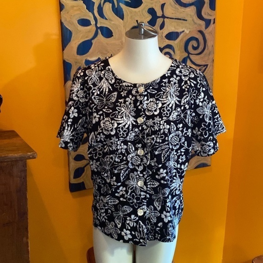 Batik Cotton Blouse by Appleseed’s Petites